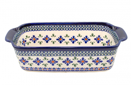 Tava cozonac Joy, ceramica ecologica smaltuita, pictata manual, 26,5 x 12,5 cm, volum 1,0 L [3]