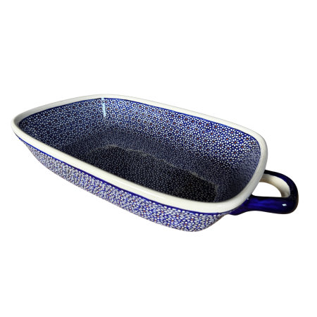 Tava cu manere pentru cuptor, Petals, dreptunghiulara, ceramica smaltuita, pictata manual, 27,2 x 45,0 cm, volum 3,5 L [1]