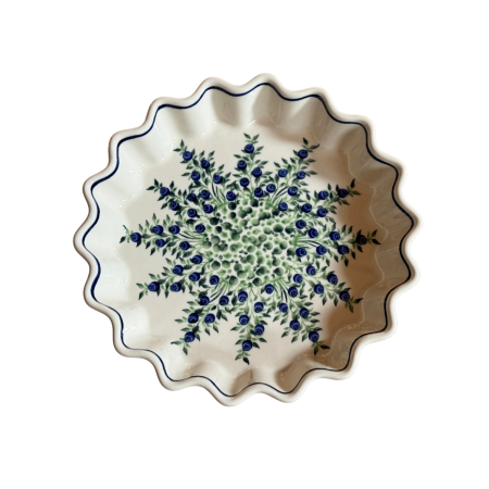 Tava cuptor rotunda Berries, ceramica smaltuita, pictata manual, diametru 26,4 cm, volum 0,7 L [4]