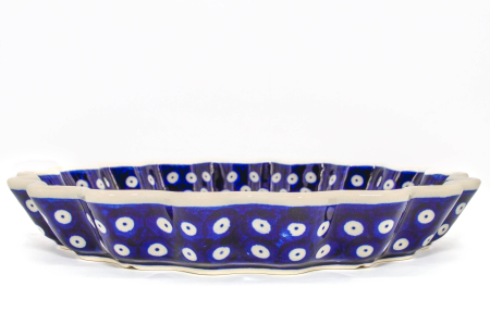 Tava cuptor rotunda Infinity, ceramica smaltuita, pictata manual, diametru 26,4 cm, volum 0,7 L [1]