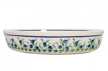 Tava ovala pentru copt Berries, ceramica smaltuita, pictata manual, 19,0 x 27,5 cm, volum 1,4 L [5]