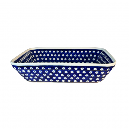 Tava pentru copt Blue Eyes, ceramica smaltuita, pictata manual, 24,7 x 30,6 cm, volum 2,7 L [7]