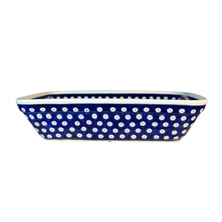 Tava pentru copt Blue Eyes, ceramica smaltuita, pictata manual, 24,7 x 30,6 cm, volum 2,7 L [3]
