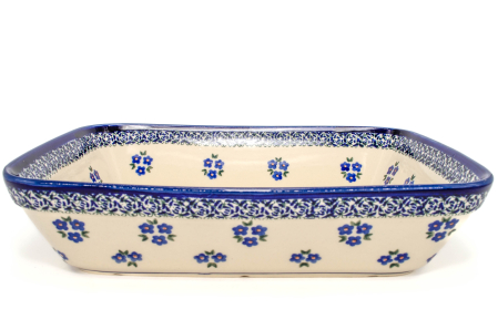 Tava pentru copt Confidence, ceramica smaltuita, pictata manual, 24,7 x 30,6 cm, volum 2,7 L [2]