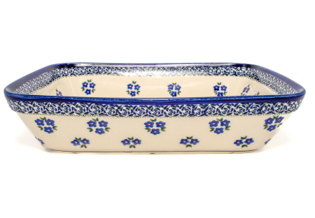 Tava pentru copt Confidence, ceramica smaltuita, pictata manual, 24,7 x 30,6 cm, volum 2,7 L [1]