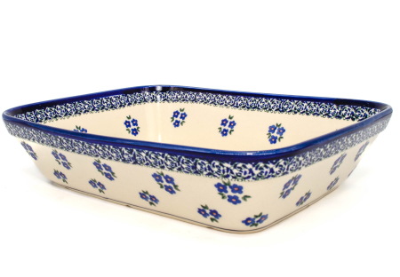 Tava pentru copt Confidence, ceramica smaltuita, pictata manual, 24,7 x 30,6 cm, volum 2,7 L [3]