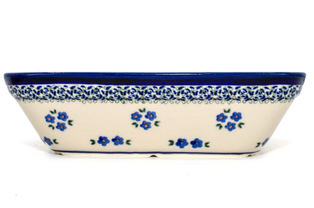 Tava pentru copt Confidence, dreptunghiulara,ceramica smaltuita, pictata manual, 21,8 x 25,7 cm, volum 2,0 L [3]