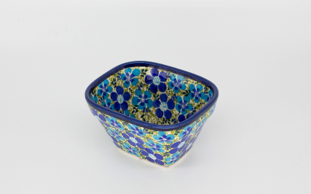 Tava pentru copt Cottage Green, ceramica smaltuita, pictata manual, 10,3 x 12,5 cm, volum 300 ml [0]