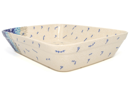 Tava pentru copt Day & Night, dreptunghiulara, ceramica smaltuita, pictata manual, 27,5 x 33,3 cm, volum 3,4 L [2]