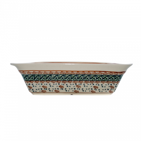 Tava pentru copt, Garden in the Wind, dreptunghiulara, ceramica smaltuita, pictata manual, 20,3 x 30,7 cm, volum 1,5 L [3]