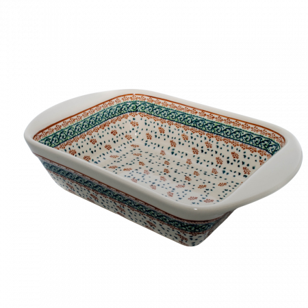 Tava pentru copt, Garden in the Wind, dreptunghiulara, ceramica smaltuita, pictata manual, 20,3 x 30,7 cm, volum 1,5 L [0]