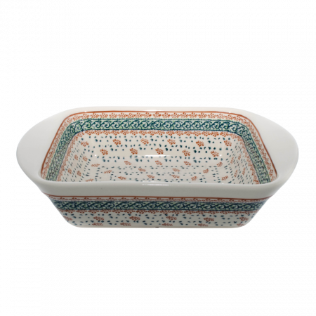 Tava pentru copt, Garden in the Wind, dreptunghiulara, ceramica smaltuita, pictata manual, 20,3 x 30,7 cm, volum 1,5 L [1]