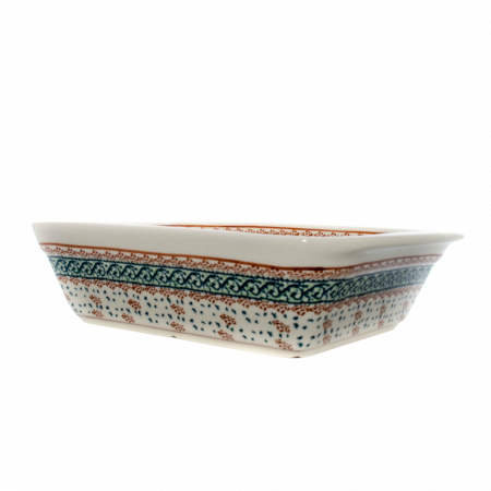 Tava pentru copt, Garden in the Wind, dreptunghiulara, ceramica smaltuita, pictata manual, 20,3 x 30,7 cm, volum 1,5 L [5]