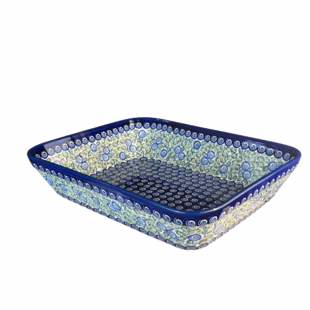 Tava pentru copt Garden Spirals, dreptunghiulara, ceramica smaltuita, pictata manual, 27,5 x 33,3 cm, volum 3,4 L [2]