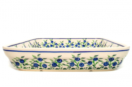 Tava pentru copt Berries, ceramica smaltuita, pictata manual, 22,5 x 29,5 cm, volum 1,7 L [6]
