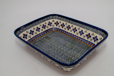 Tava pentru copt Joy, ceramica smaltuita, pictata manual, 24,7 x 30,6 cm, volum 2,7 L [0]