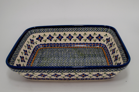 Tava pentru copt Joy, ceramica smaltuita, pictata manual, 24,7 x 30,6 cm, volum 2,7 L [1]