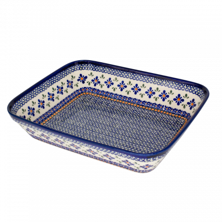 Tava pentru copt Joy, ceramica smaltuita, pictata manual, 27,5 x 33,3 cm, volum 3,4 L [0]