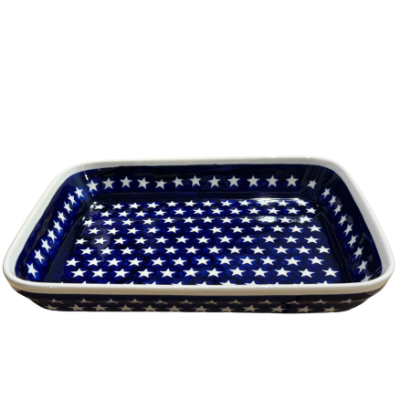 Tava pentru copt Stars, ceramica smaltuita, pictata manual, 22,5 x 29,5 cm, volum 1,7 L [5]