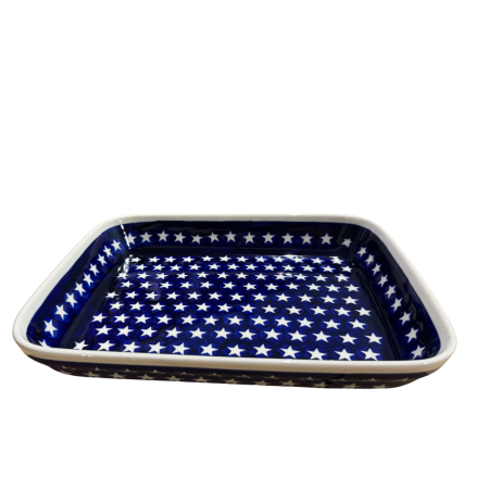 Tava pentru copt Stars, ceramica smaltuita, pictata manual, 22,5 x 29,5 cm, volum 1,7 L [1]