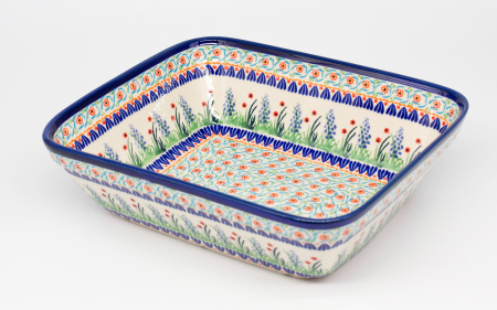 Tava pentru copt Summer, ceramica smaltuita, pictata manual, 21,8 x 25,7 cm, volum 2,0 L [0]