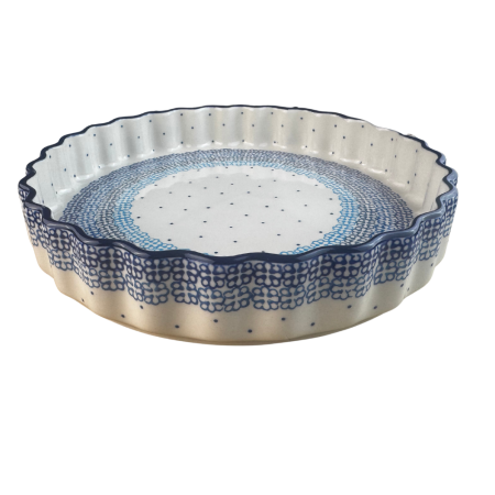 Tava tarta Morning Glory, ceramica smaltuita, pictata manual, 24 cm [3]