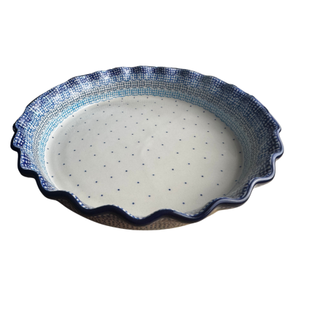 Tava tarta Morning Glory, ceramica smaltuita, pictata manual, diametru 25,5 cm [2]