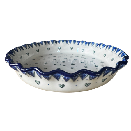 Tava tarta Wild Hearts, ceramica smaltuita, pictata manual, diametru 25,5 cm [2]