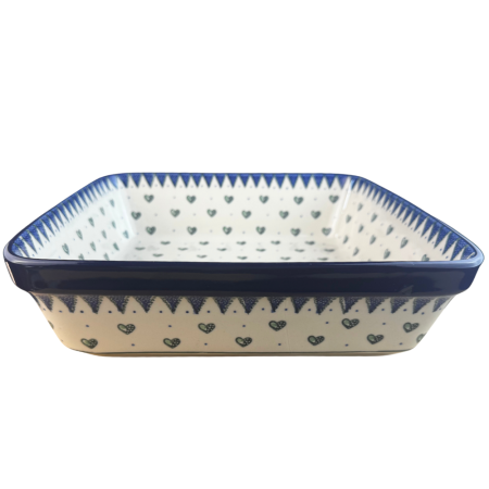 Noutăți. - Tava patrata Wild Hearts, ceramica smaltuita, pictata manual