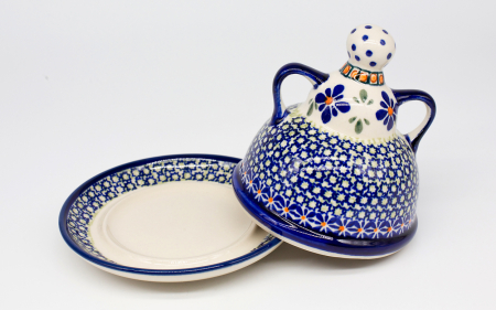 Untiera cu capac "figurina"  Joy, ceramica smaltuita, pictata manual, 12,0 x 14,3 cm [3]