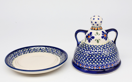 Untiera cu capac "figurina"  Joy, ceramica smaltuita, pictata manual, 12,0 x 14,3 cm [5]