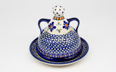 Untiera cu capac "figurina"  Joy, ceramica smaltuita, pictata manual, 12,0 x 14,3 cm [0]