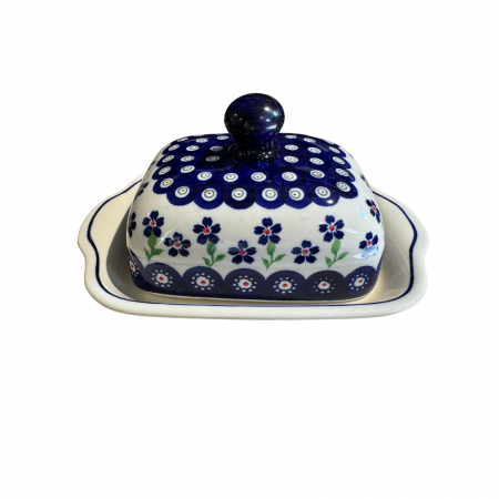 Untiera dreptunghiulara cu capac Hope, ceramica smaltuita, pictata manual, 10,5 x 20,0 cm [7]