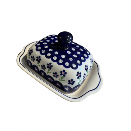 Untiera dreptunghiulara cu capac Hope, ceramica smaltuita, pictata manual, 10,5 x 20,0 cm [2]