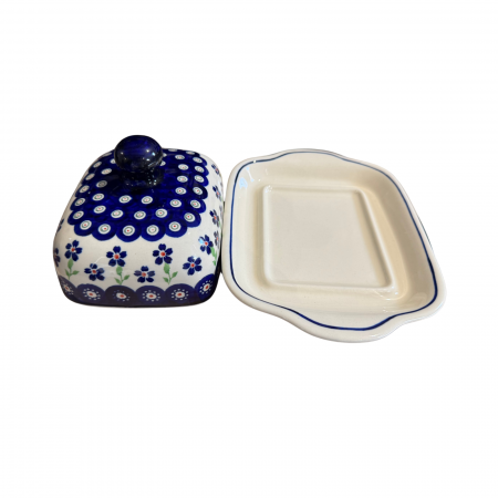 Untiera dreptunghiulara cu capac Hope, ceramica smaltuita, pictata manual, 10,5 x 20,0 cm [5]