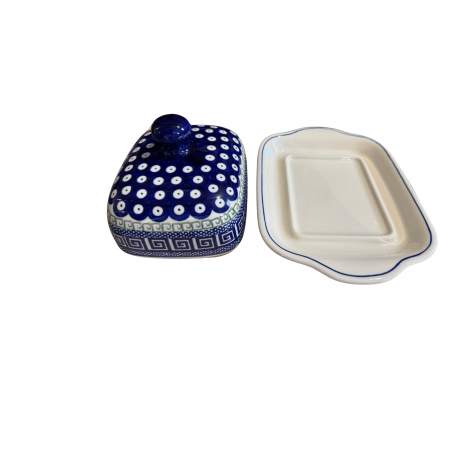 Untiera dreptunghiulara cu capac Infinity, ceramica smaltuita, pictata manual, 10,5 x 20,0 cm [3]