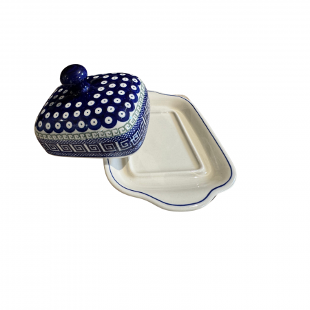 Untiera dreptunghiulara cu capac Infinity, ceramica smaltuita, pictata manual, 10,5 x 20,0 cm [2]