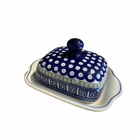 Untiera dreptunghiulara cu capac Infinity, ceramica smaltuita, pictata manual, 10,5 x 20,0 cm [5]
