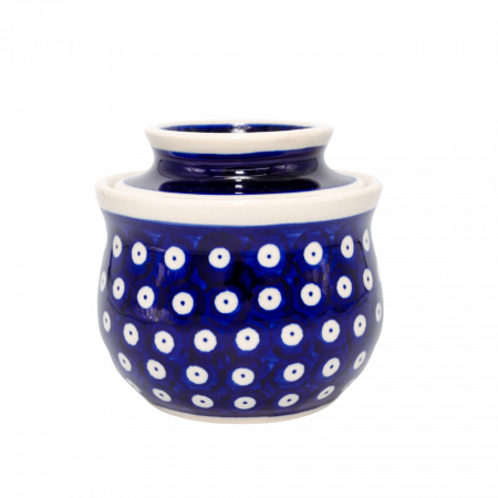 Untiera frantuzeasca Blue Eyes, ceramica smaltuita, pictata manual, 11,0x11,0 cm [0]