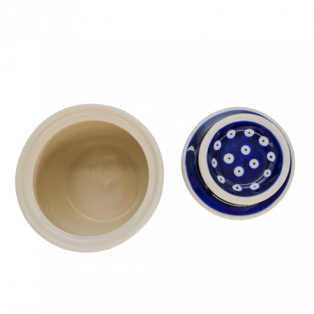 Untiera frantuzeasca Blue Eyes, ceramica smaltuita, pictata manual, 11,0x11,0 cm [3]