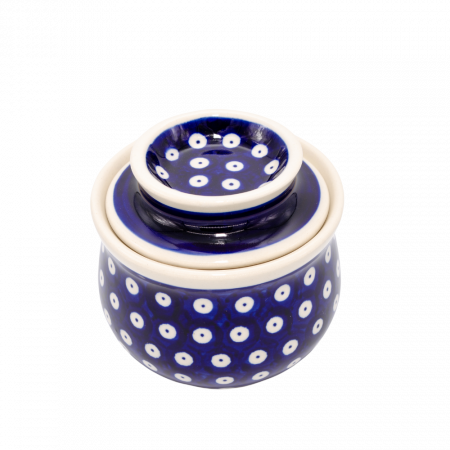 Untiera frantuzeasca Blue Eyes, ceramica smaltuita, pictata manual, 11,0x11,0 cm [1]