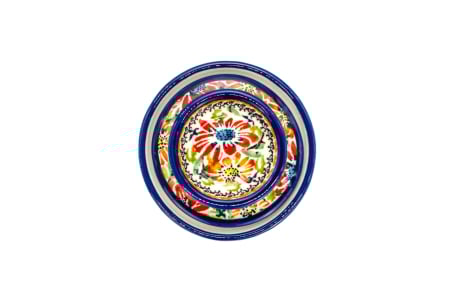 Untiera frantuzeasca Flower Jungle, ceramica smaltuita, pictata manual, 11,0x11,0 cm [2]