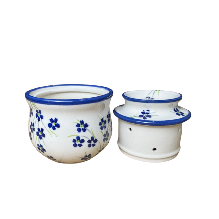 Untiera frantuzeasca Hope, ceramica smaltuita, pictata manual, 11,0x11,0 cm [4]