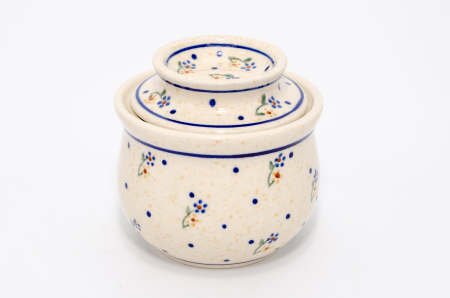 Untiera frantuzeasca Little Flowers, ceramica smaltuita, pictata manual, 11,0x11,0 cm [5]