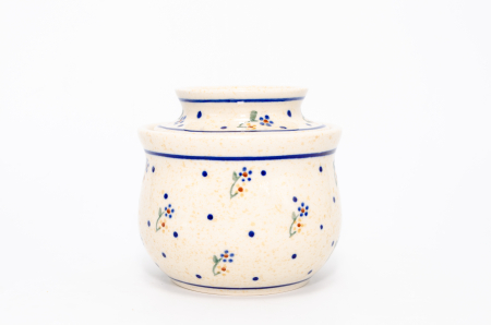 Untiera frantuzeasca Little Flowers, ceramica smaltuita, pictata manual, 11,0x11,0 cm [2]