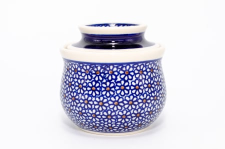 Untiera frantuzeasca Petals, ceramica smaltuita, pictata manual, 11,0x11,0 cm [0]