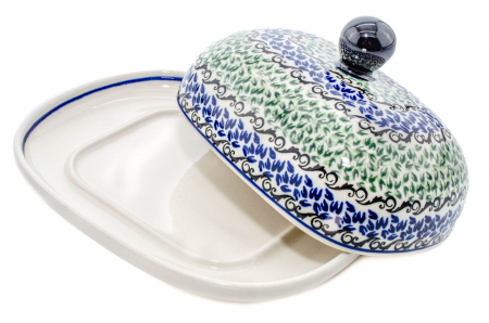 Untiera ovala cu capac Sweet Dreams, ceramica smaltuita, pictata manual, 15,0 x 19,8 cm [6]