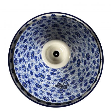 Vas pentru cuptor Tajine, Butterfly Dance, ceramica smaltuita, pictat manual, diametru 26,6 cm [5]