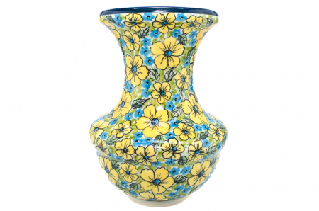 Vaza ceramica, decorativa, Colorfull Mosaic , smaltuita, impermeabila, pictata manual, inaltime 28,5 cm [1]