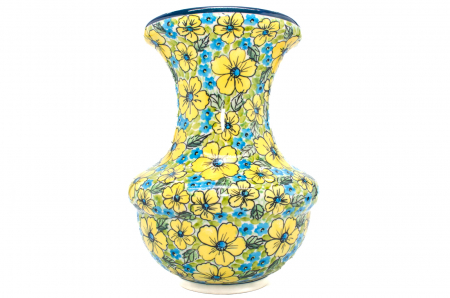 Vaza ceramica, decorativa, Colorfull Mosaic , smaltuita, impermeabila, pictata manual, inaltime 28,5 cm [4]